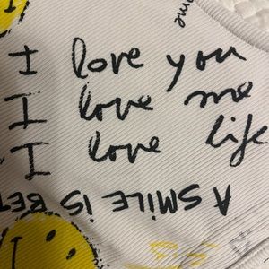 Desigual Smiley Tank - Medium